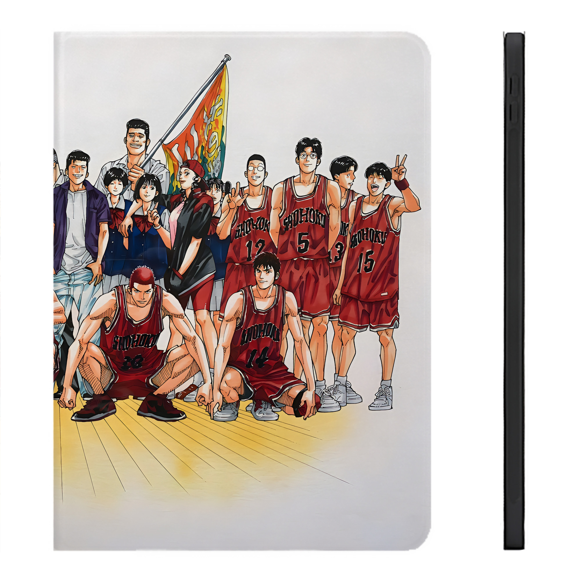 （画像用） SLAM DUNK／スラムダンク IPadケース ペンホルダー付き ブックスタイルデザイン